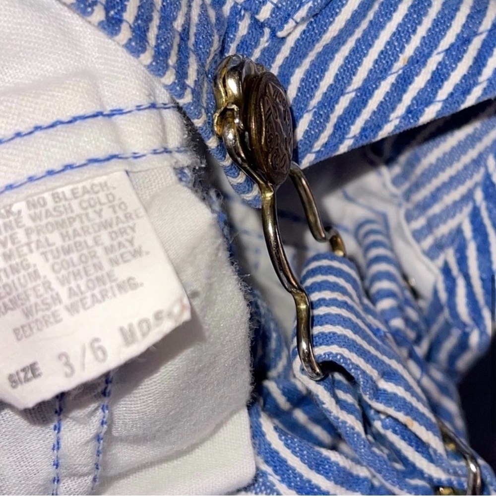 Oshkosh B'Gosh VINTAGE 90s VESTBAK STRIPPED
OVERALL 3/6 Months - Picture 8 of 9